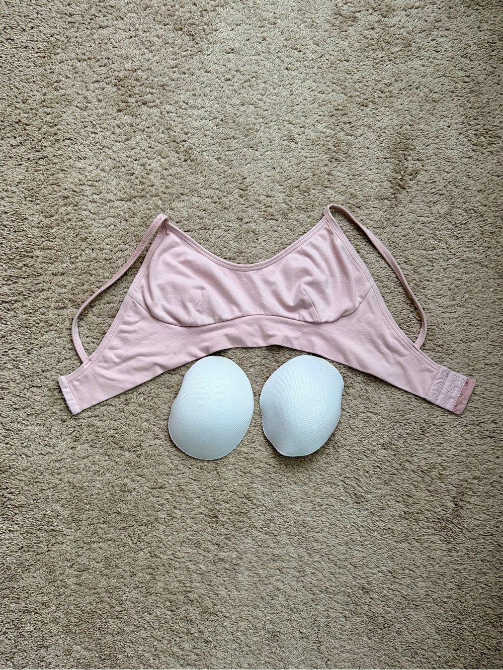 Small Blue Canoe cotton bra